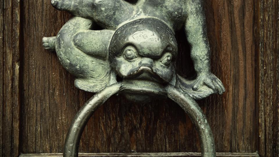 Ancient Fish  Door Knocker