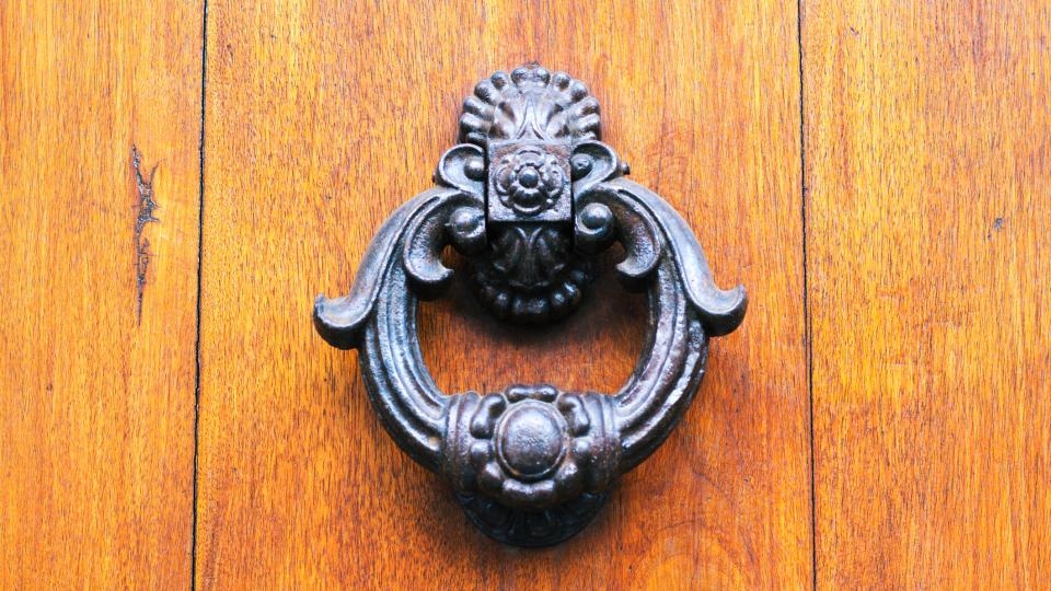 Romantic Style Brass Door Knocker 