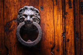 Lions Head iron Door Knocker 
